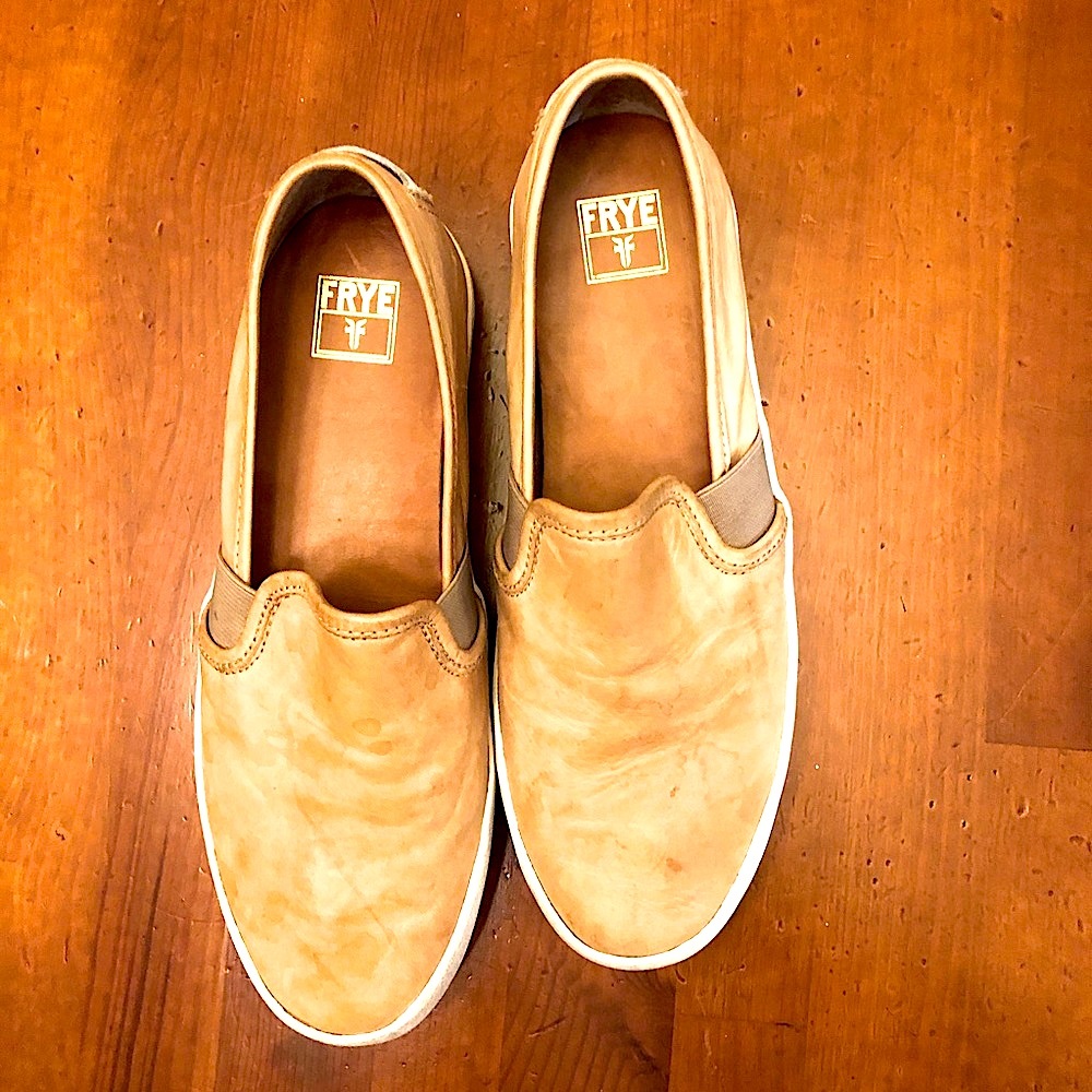 Frye Ivy Slip On Sneakers Nubuck Leather